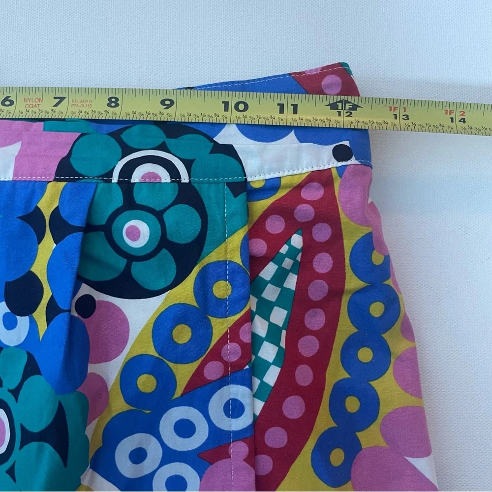 J. Crew Tie-back tulip skirt in Ratti® kaleidoscope floral (00) - Picture 7 of 10